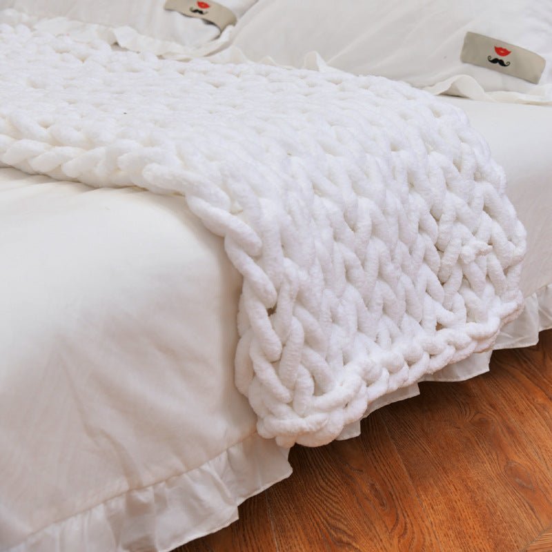 Chunky Knitted Blanket