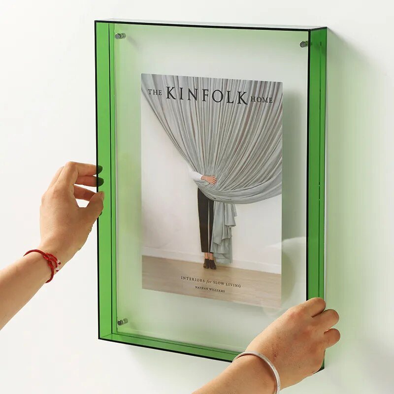 Coloured Transparent Acrylic Picture Frame