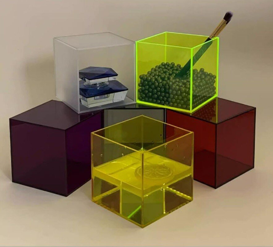 Colorful Acrylic Display Storage Box