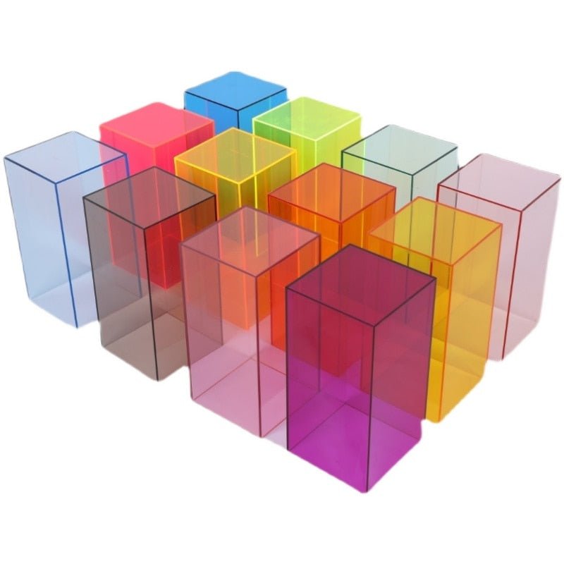 Colorful Acrylic Display Storage Box