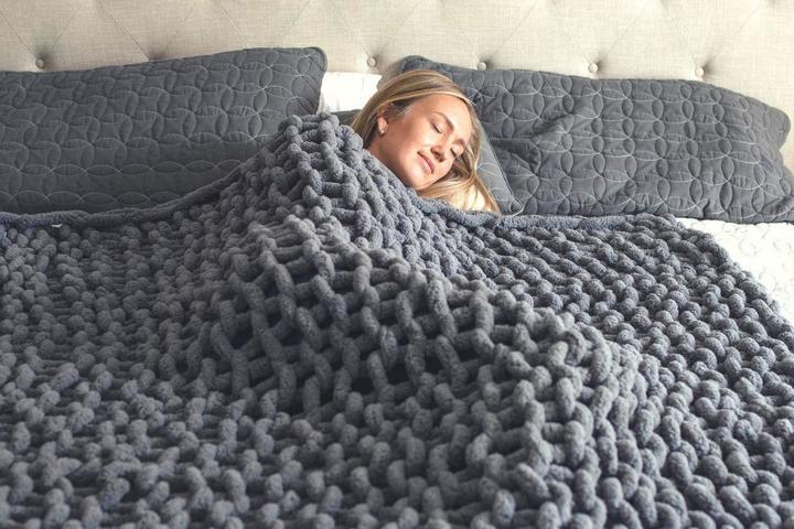 Comfy Knitted Blanket