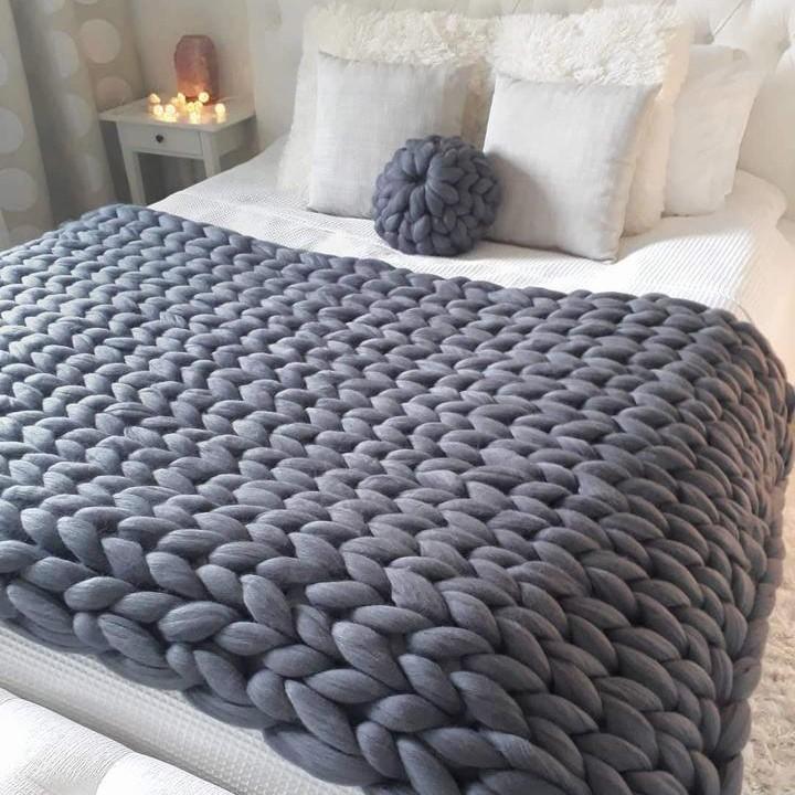 Comfy Knitted Blanket