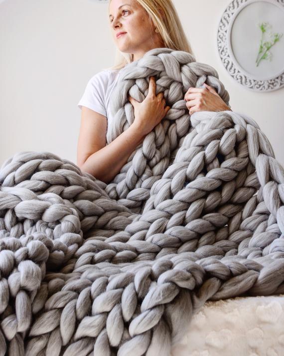 Comfy Knitted Blanket