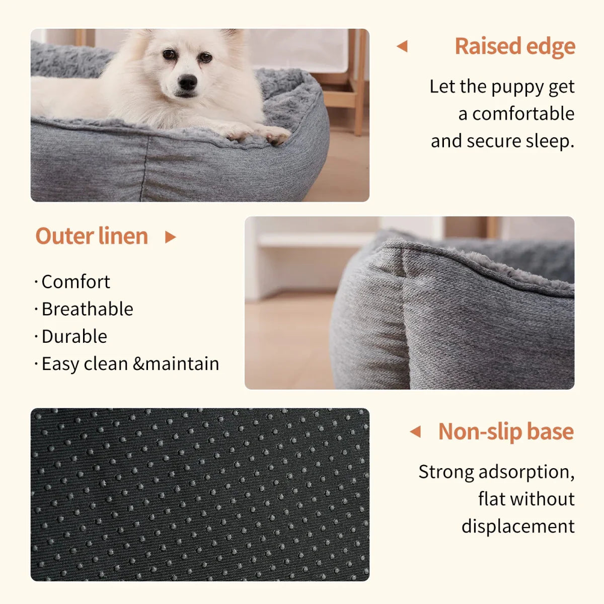 ComfyCloud™ | Stylish Orthopedic Dog Bed