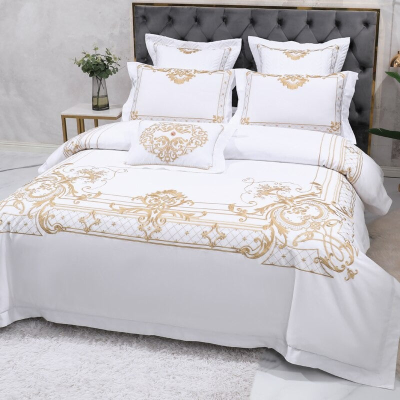 Concentric Duvet Cover Set (Egyptian Cotton, 1000 TC)