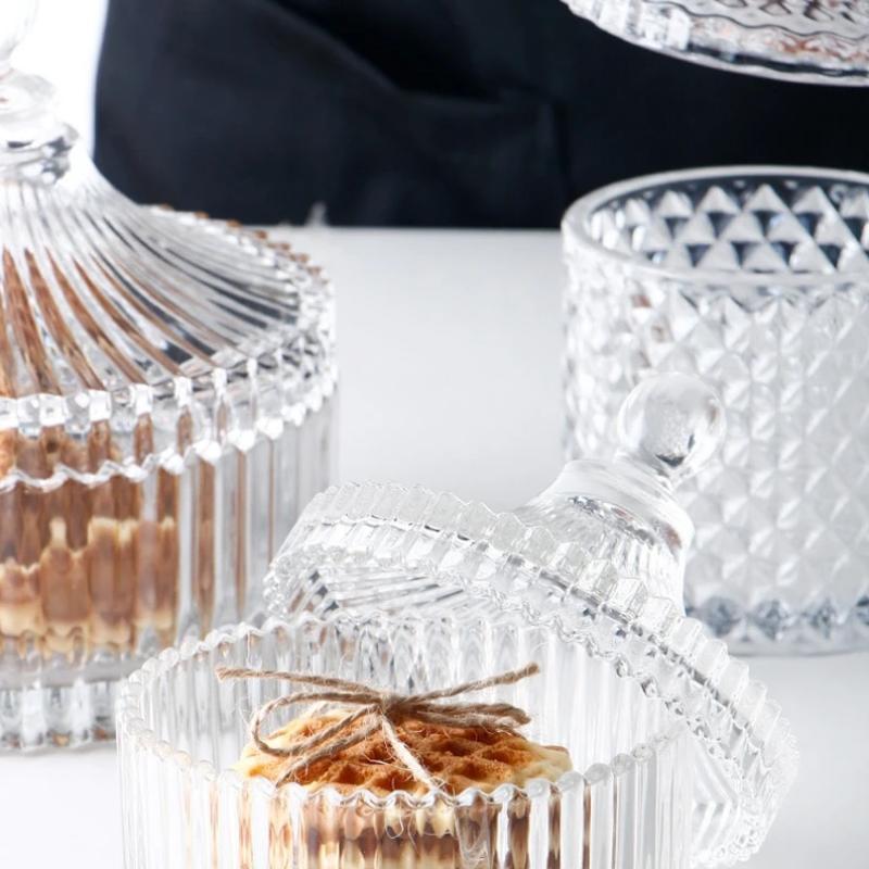 Crystal Glass Storage Jars