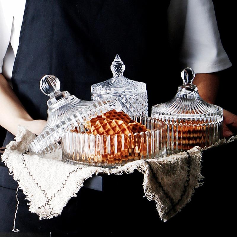 Crystal Glass Storage Jars