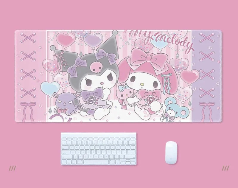 Cinnamoroll Kuromi Deskmat