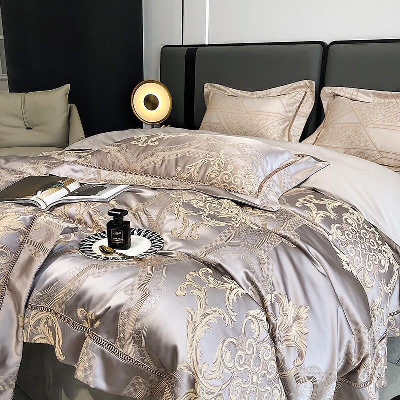 Damask Luxury 1000 TC Duvet Cover Set