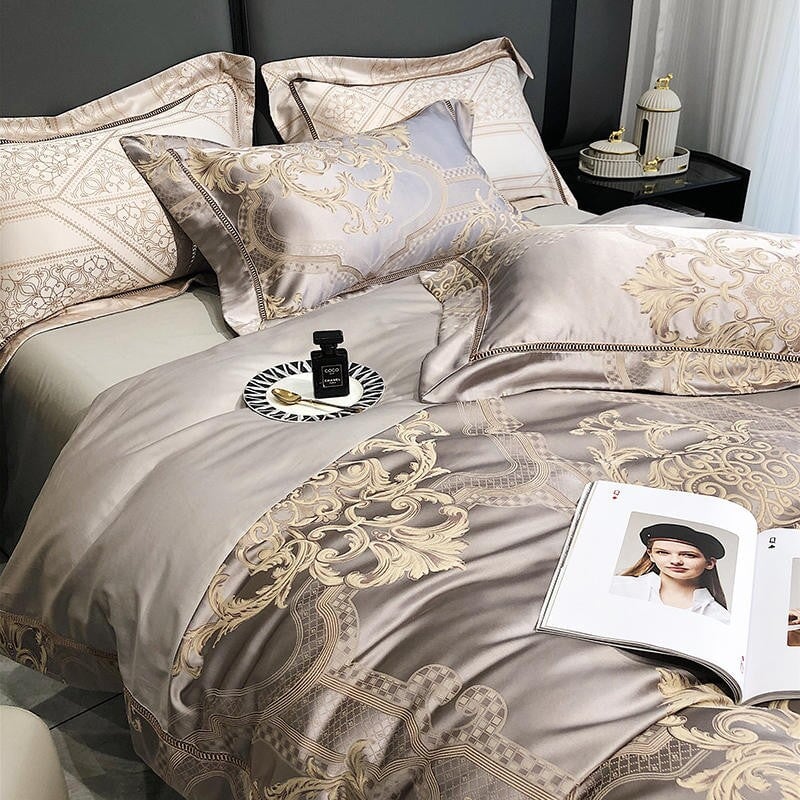 Damask Luxury 1000 TC Duvet Cover Set