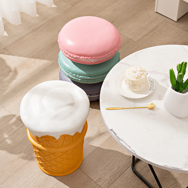 Sweet Seat Retro Dessert-Themed Resin Stool Collection