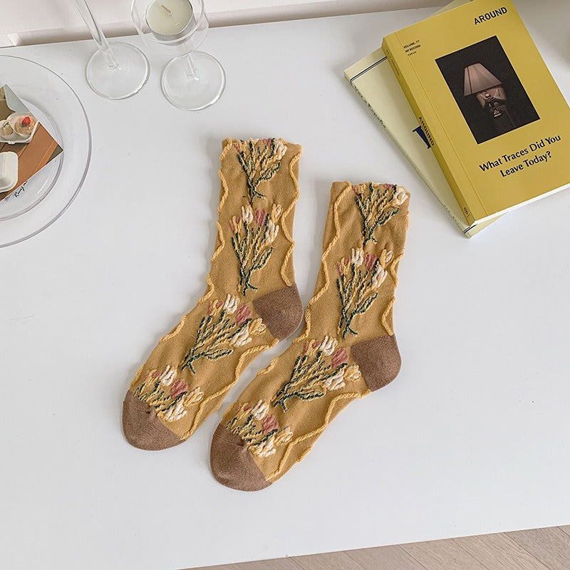 Vanessa Shelly | Vintage Golden Harvest Socks (5 Pair Set)