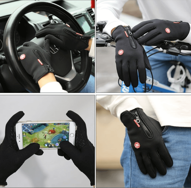 Waterproof and windproof thermal gloves