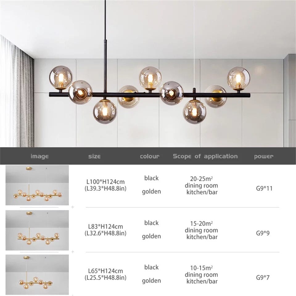 Customisable Visage chandelier