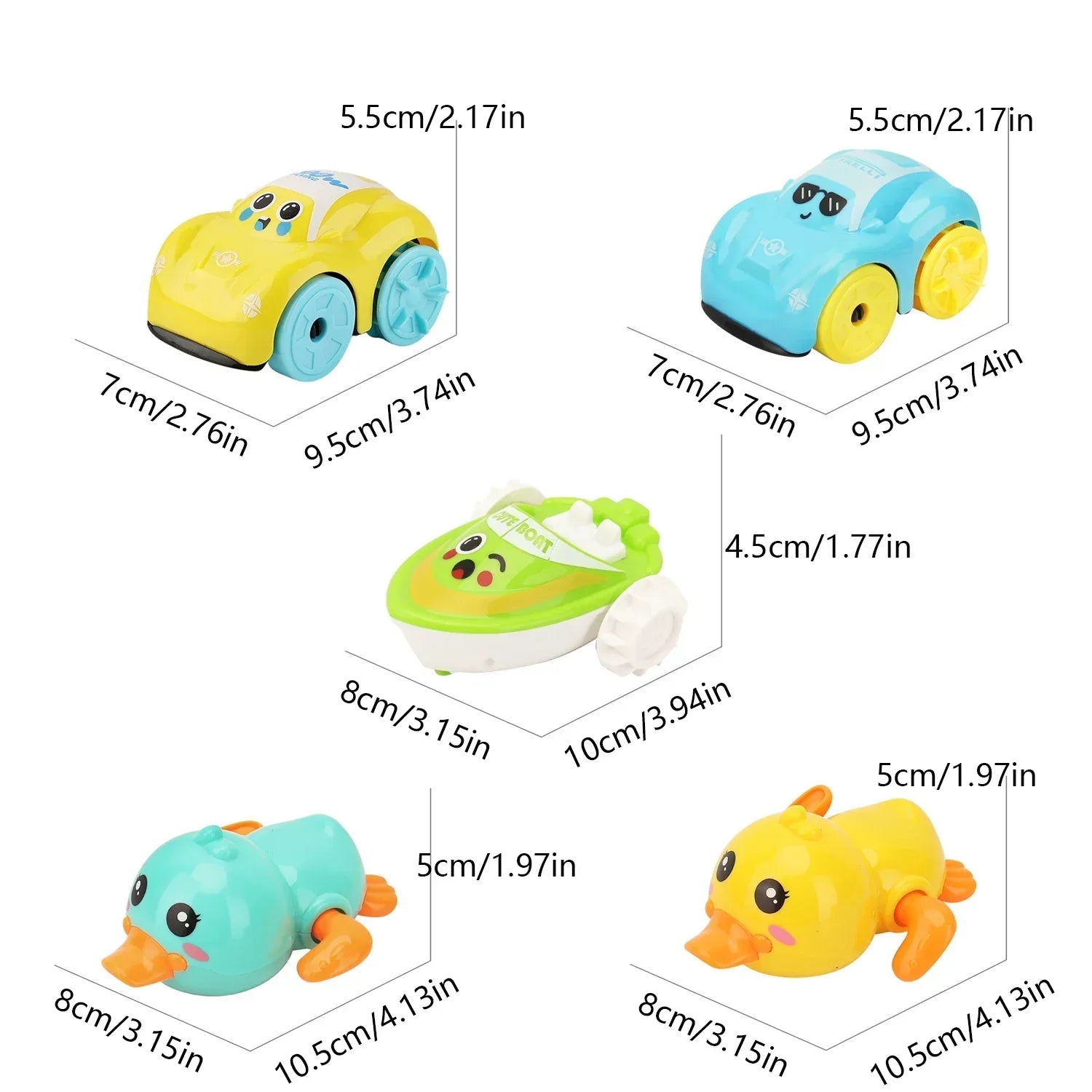 Bath Buddies™ - Dolle Water Adventures - Vehicle Bath Toys