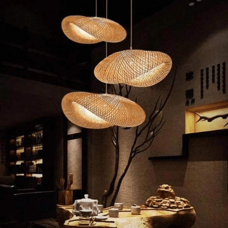 Design Rattan Hanging Lamp