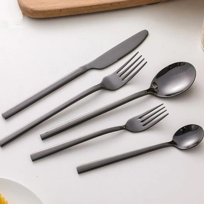 30 Piece Arya Flatware Utensils Sets