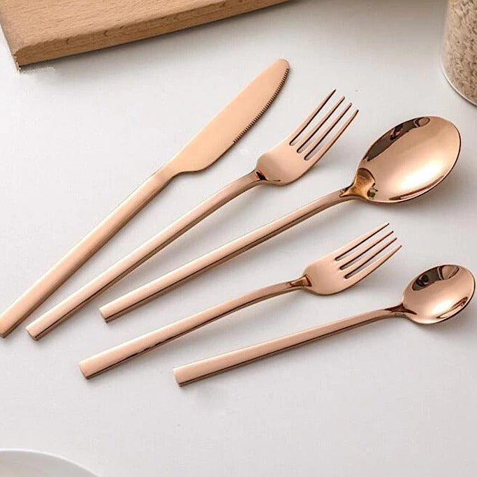 30 Piece Arya Flatware Utensils Sets