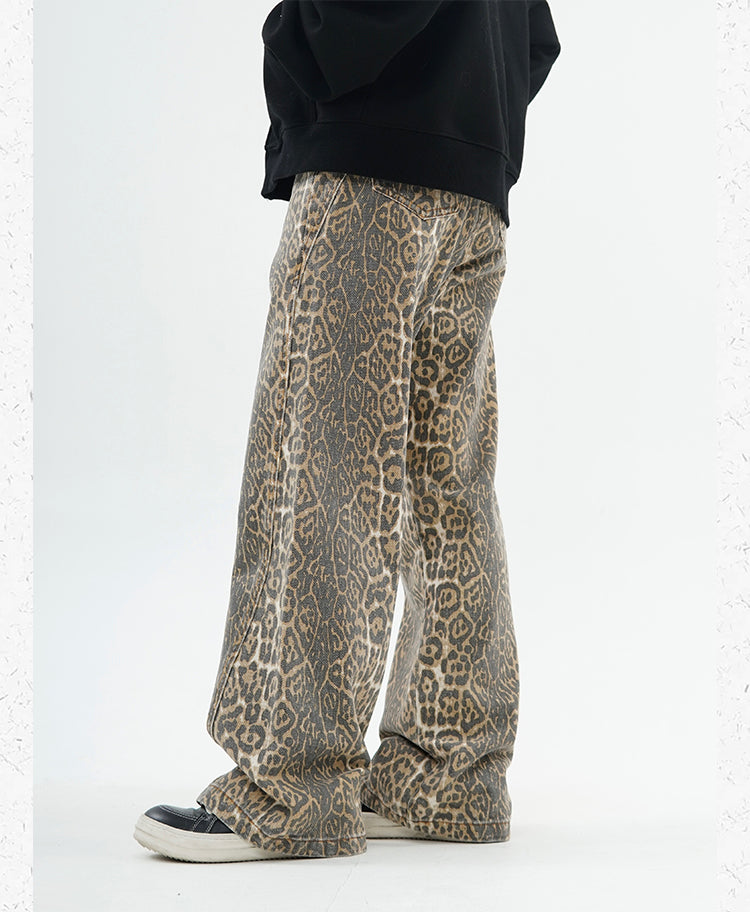 WildChic Leopard Print Jeans