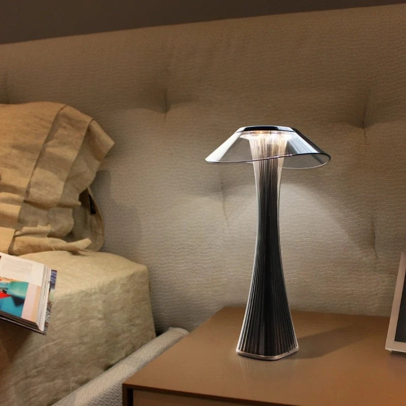 Crystal LED Table Lamp - Mood Projection Lamp for Restaurant and Bedroom