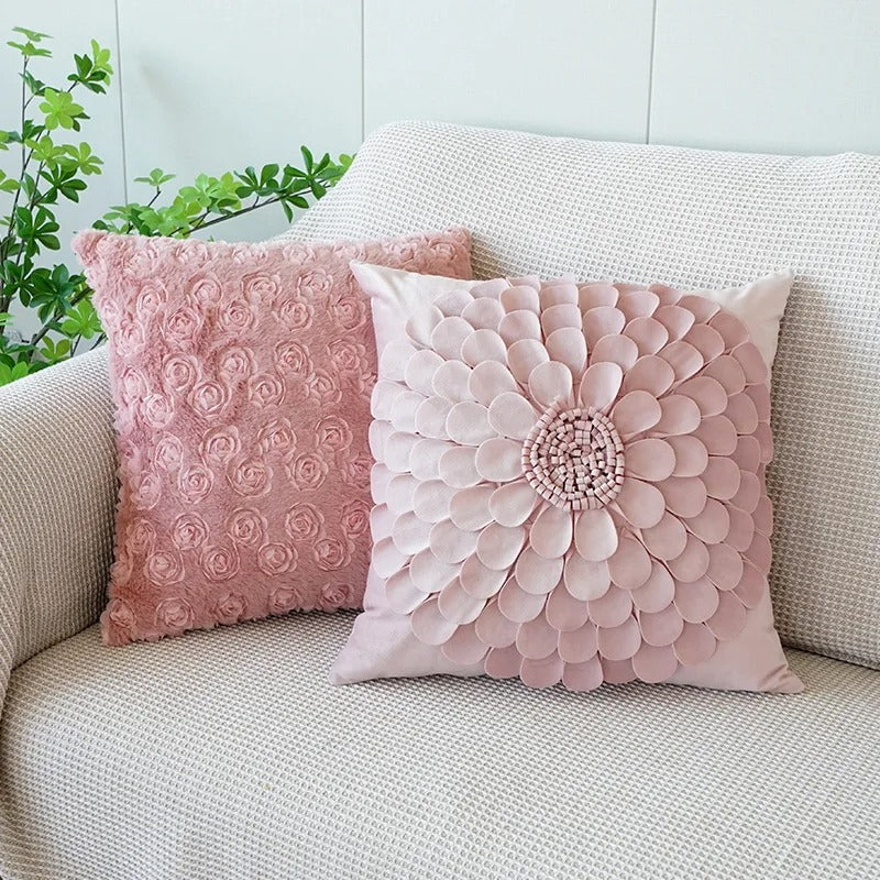 Cute Pink Bunny Cushion Cover – A Playful Touch for Your Home