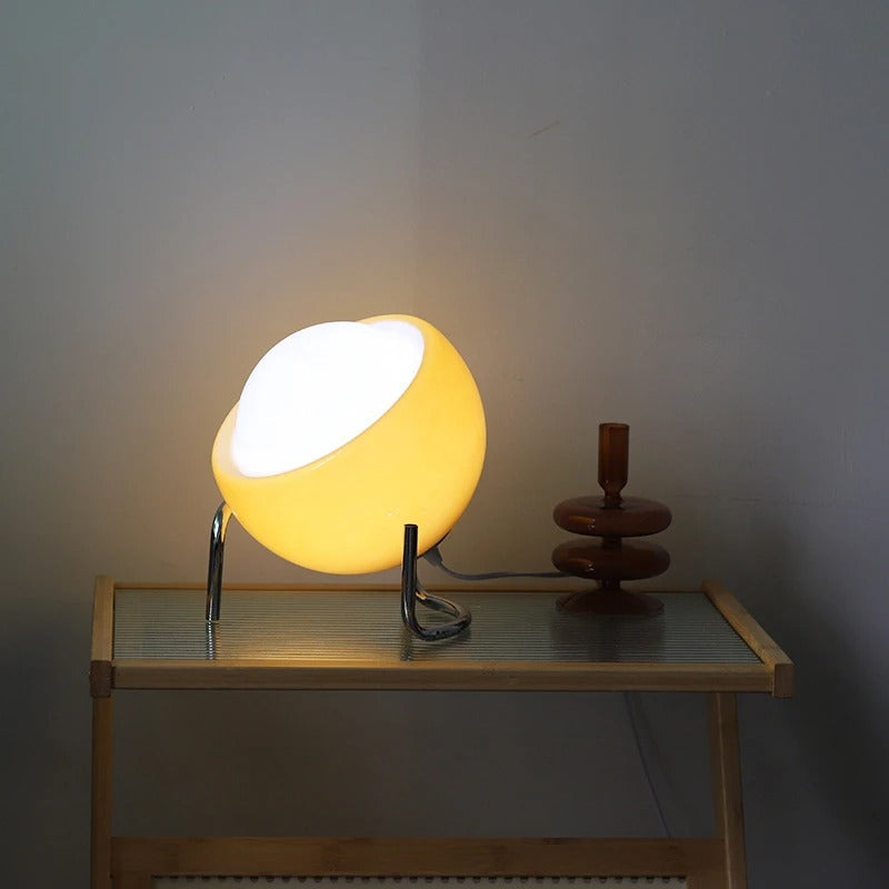 Bauhaus Planet Glass Table Lamp - Creative Lighting for Bedroom and Office