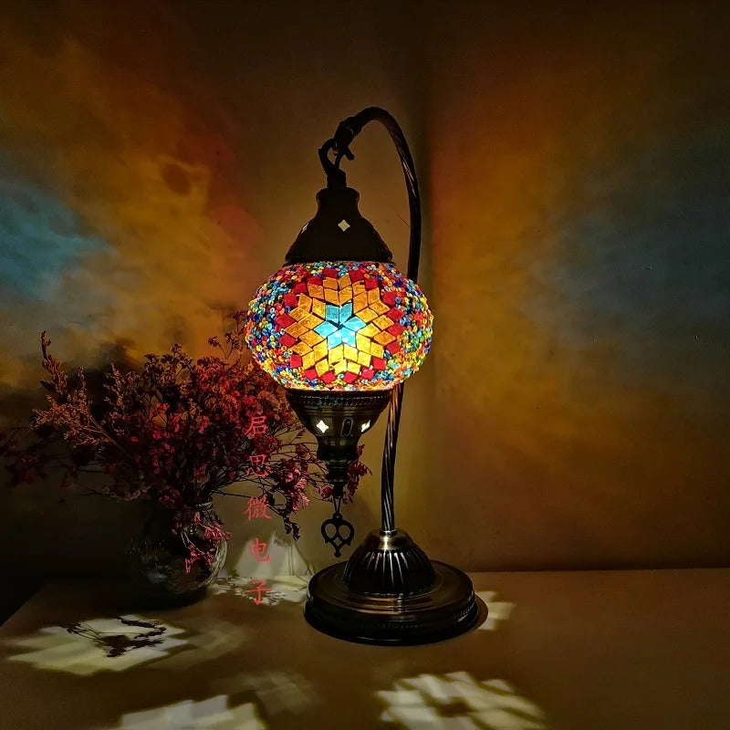 Turkish Mosaic Table Lamp - Handcrafted Elegance for your Interior