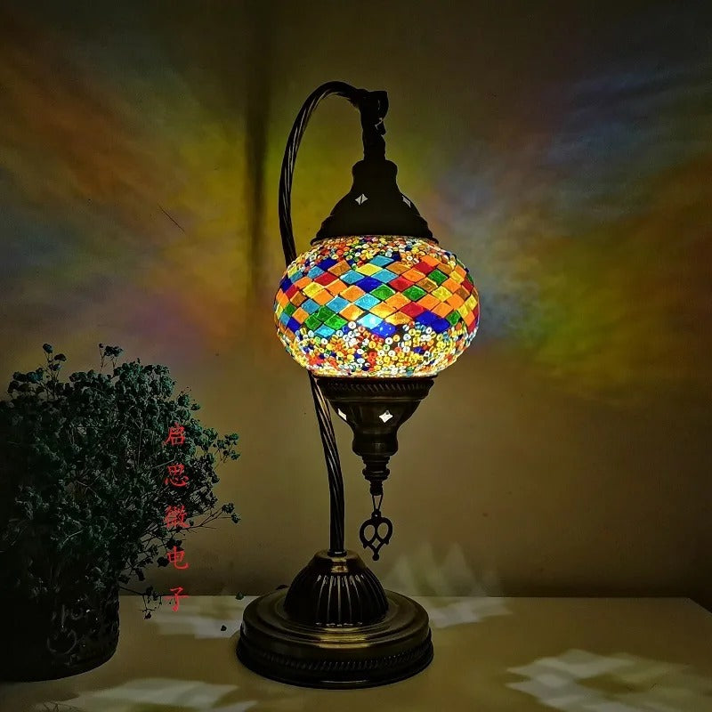 Turkish Mosaic Table Lamp - Handcrafted Elegance for your Interior