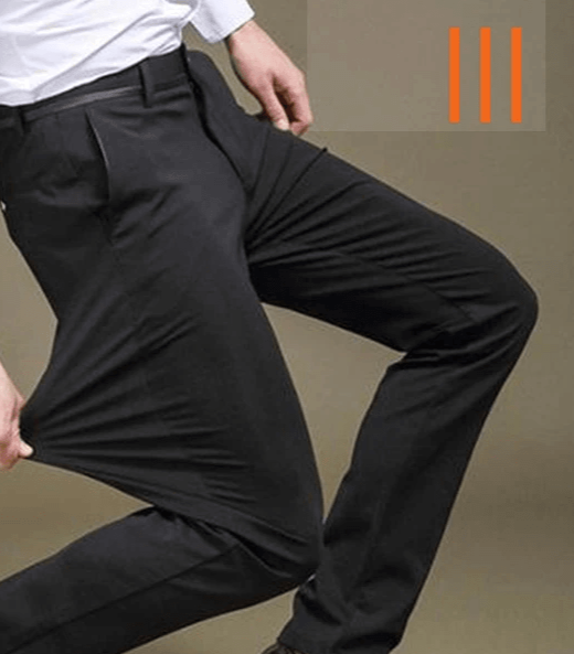 Stylish & stretch: men's trousers/pants with a perfect fit