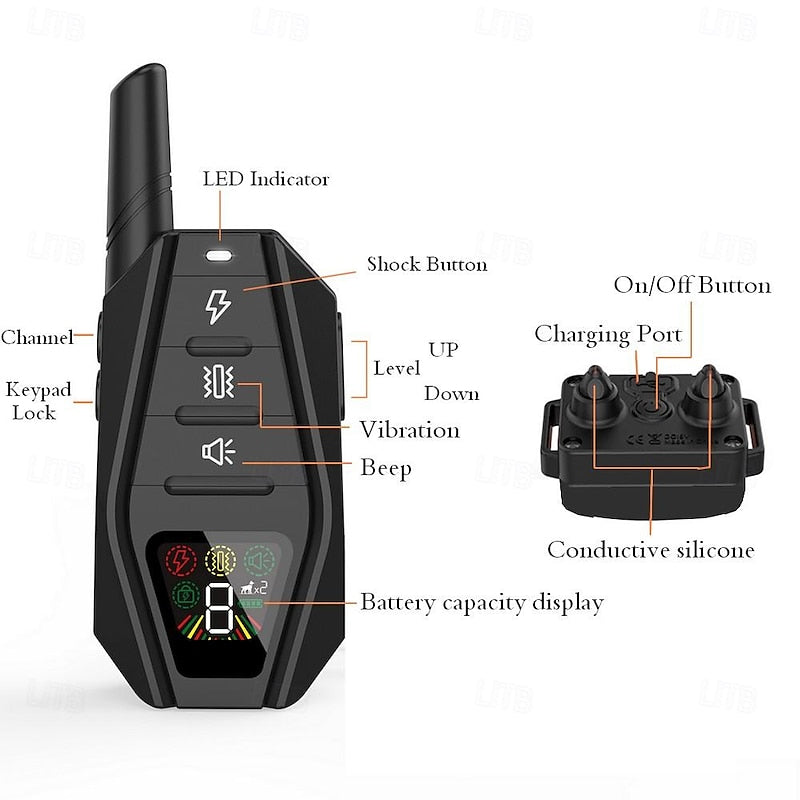 Advanced Dog Training Collar with Remote Control