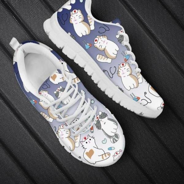 Cute Cat Tennis Sneakers