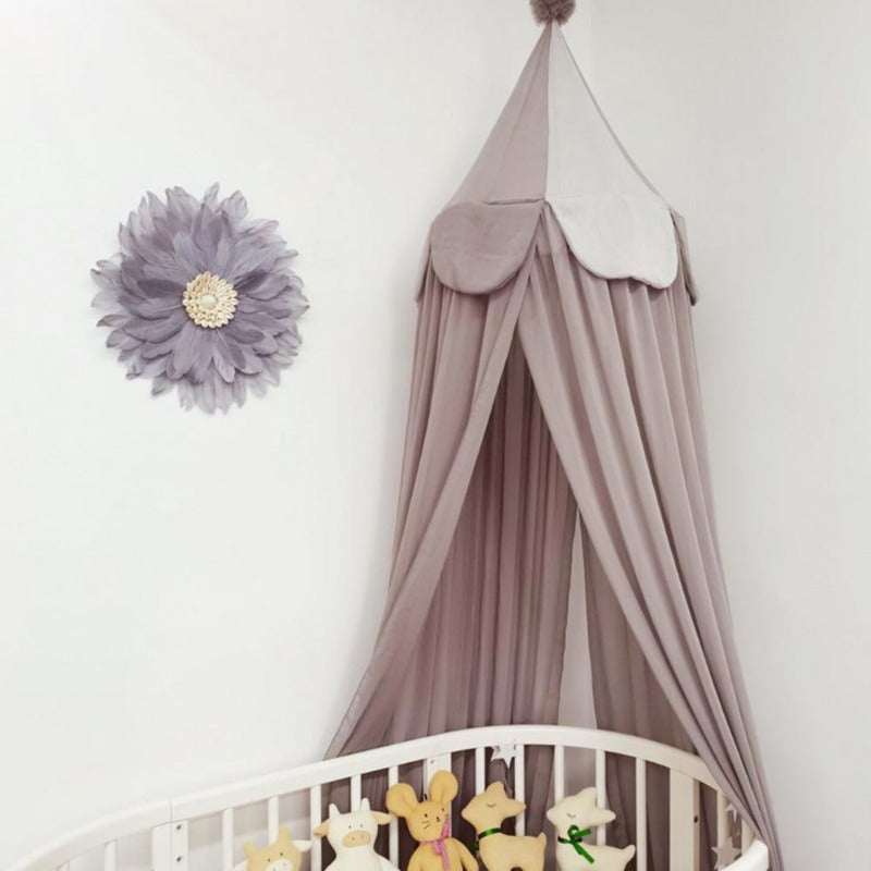 Circus Chiffon Nursery Cot Cover and Kids Canopy