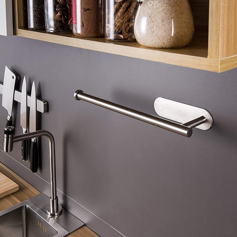 The Essential Towel Rack & Paper Towel Holder