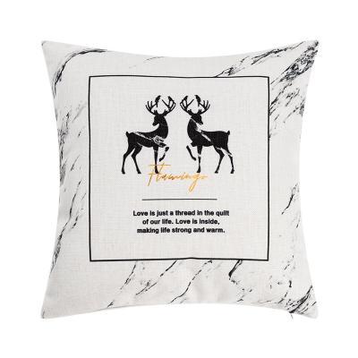 Black Gold Deer Pillowcases