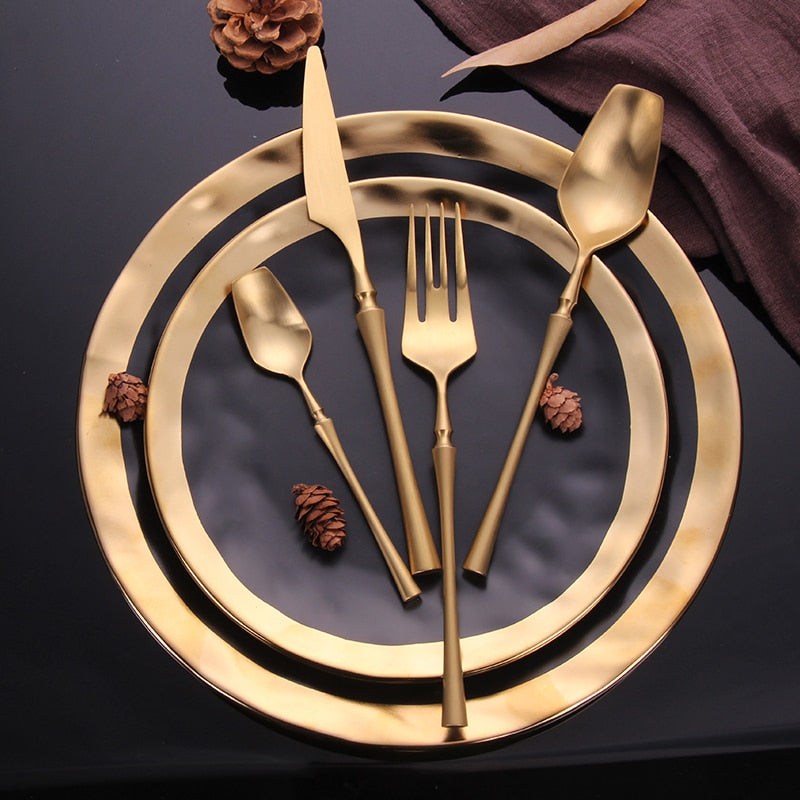 Venice Gold Cutlery Set