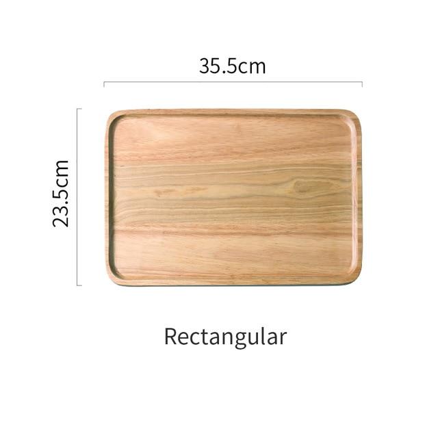 Bamboo Serving Tray Set