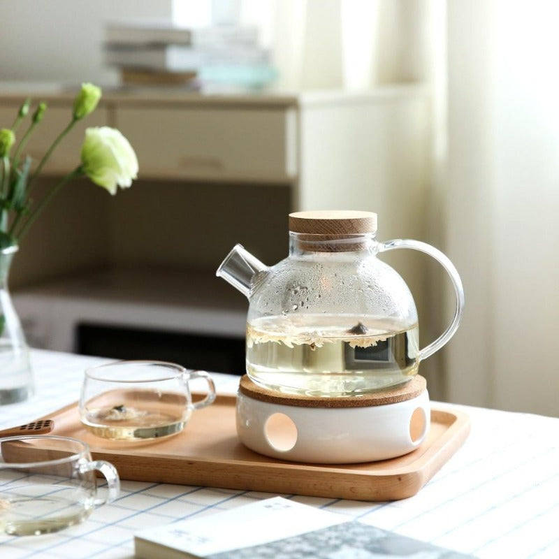 Scandinavian Glass Teapot Set