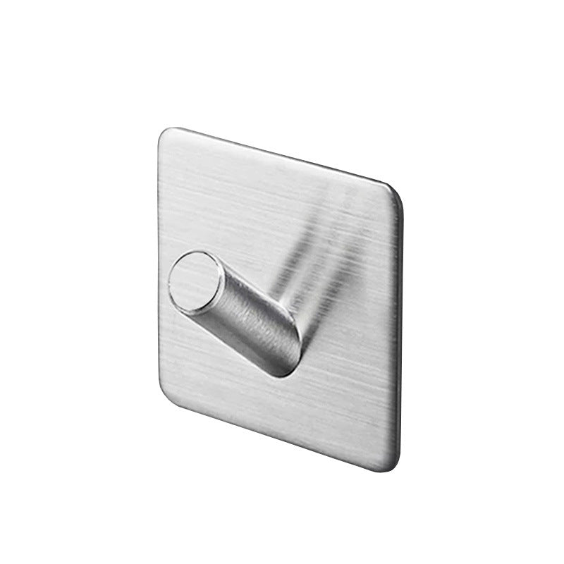 Stainless Steel Bathroom Wall Hooks (No-Drill)