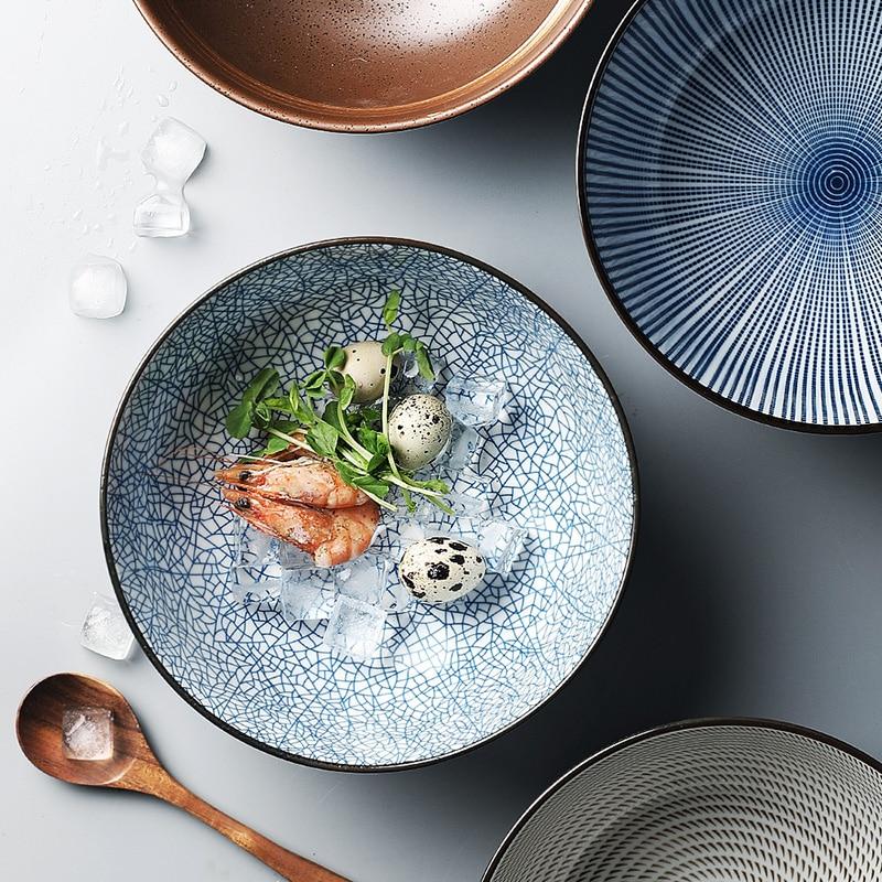 Traditional Japanese Ceramic Dinnerware Collection