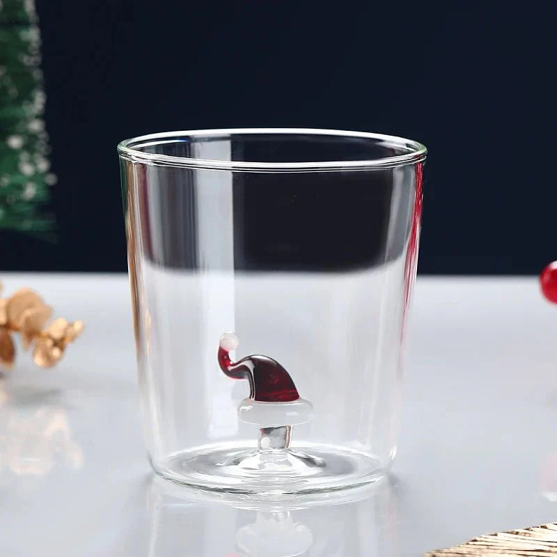 Transparent Christmas Glass Cup With Optional Gift Box