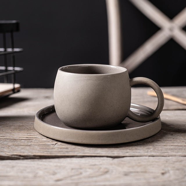 Two-tone Mug and Saucer