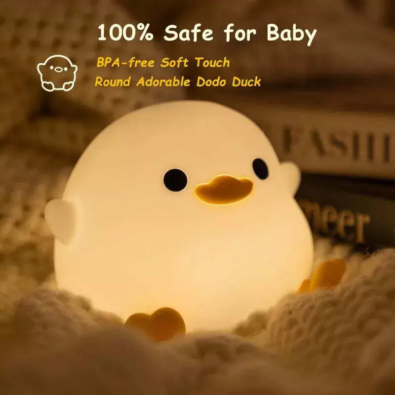 CozyDuck™ Brighten up your child’s room with this adorable LED night light!