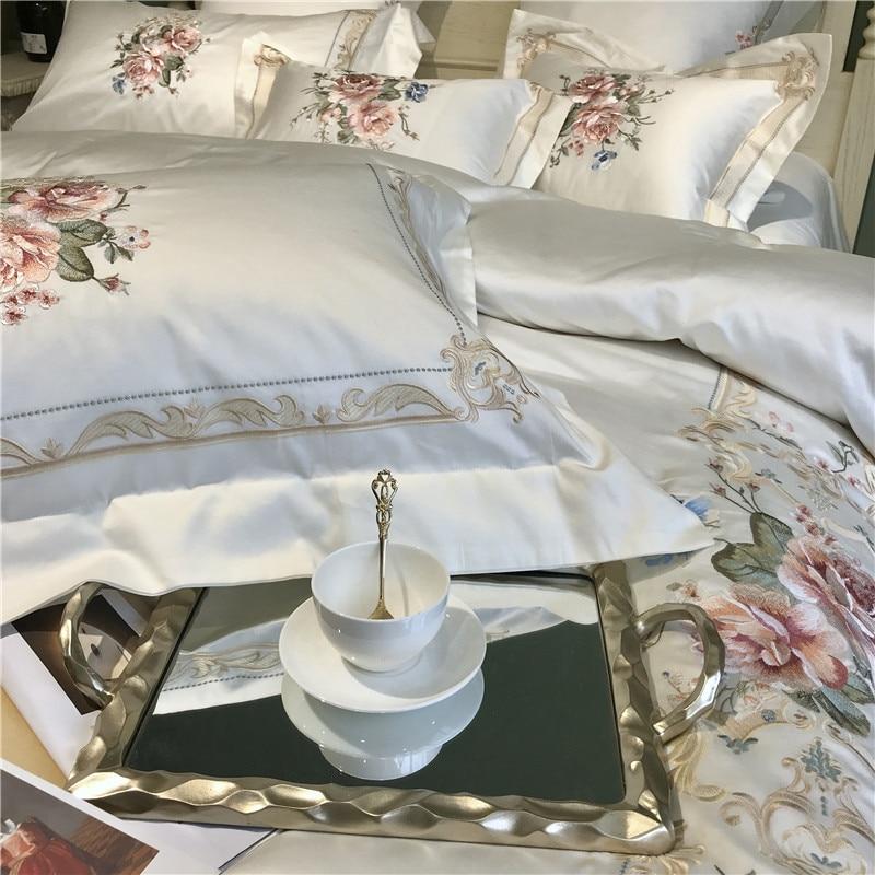 Vintage Rose Duvet Cover Set (Egyptian Cotton, 600 TC)