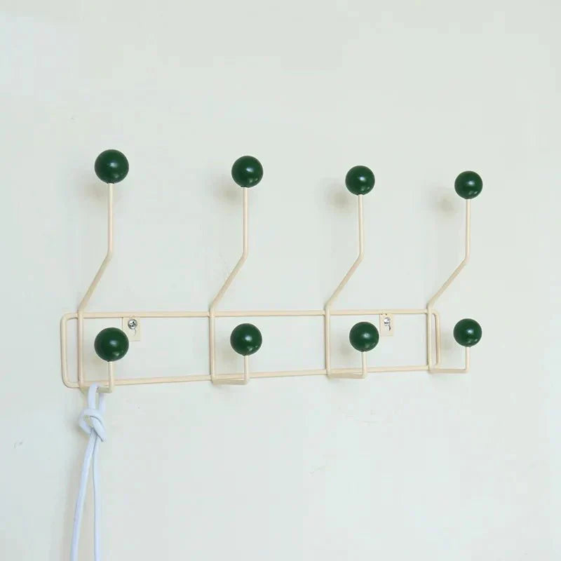 Vintage Style Coloured Metal Clothes Hooks