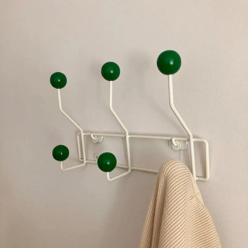 Vintage Style Coloured Metal Clothes Hooks