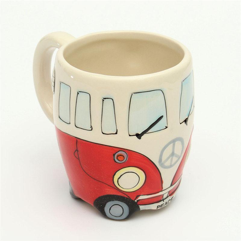 Vibrant Hippie Bus Coffee Mug – Eco-Friendly Ceramic