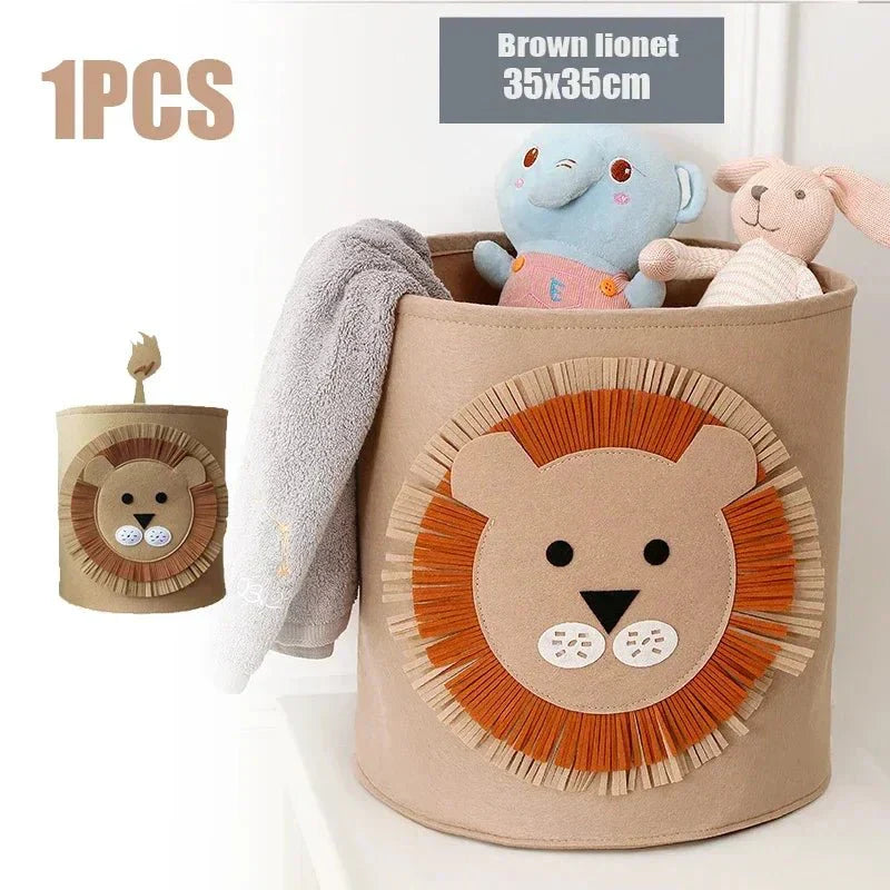 Wild Animal Toy Storage Basket