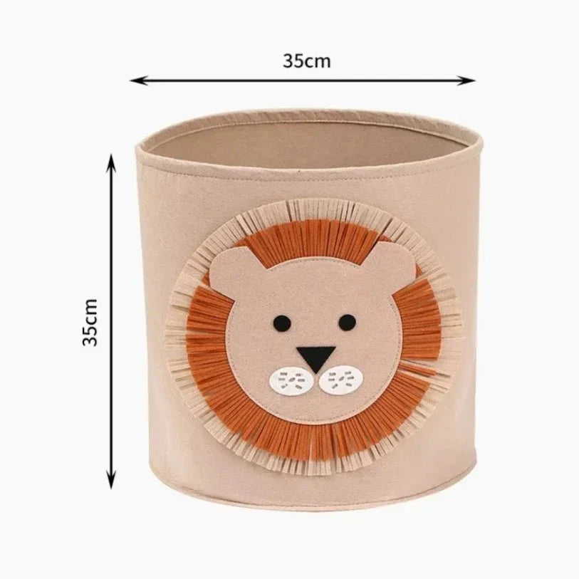 Wild Animal Toy Storage Basket