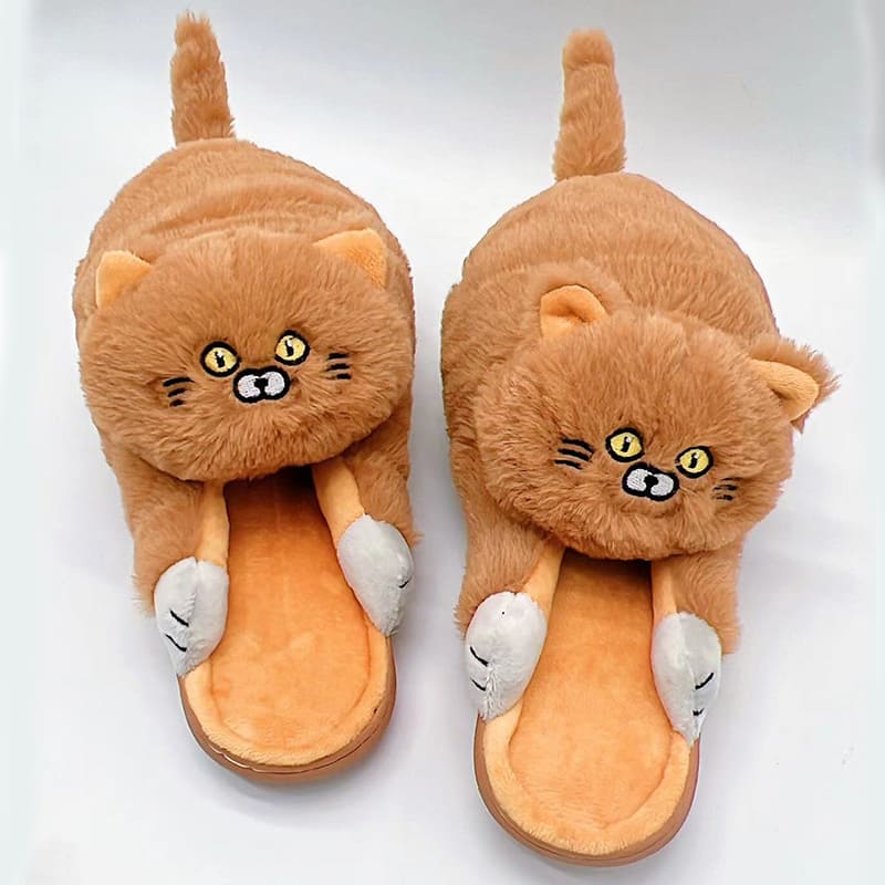 Cuddly Hug Cat Slippers